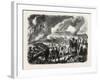 Burning of Cork-Tree Forests, in the District of Jemappes, Philipville, Algeria, 1865-null-Framed Giclee Print