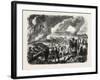 Burning of Cork-Tree Forests, in the District of Jemappes, Philipville, Algeria, 1865-null-Framed Giclee Print