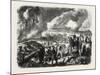 Burning of Cork-Tree Forests, in the District of Jemappes, Philipville, Algeria, 1865-null-Mounted Giclee Print