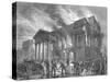 Burning of Covent Garden Theatre, 1856-null-Stretched Canvas