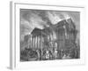 Burning of Covent Garden Theatre, 1856-null-Framed Giclee Print