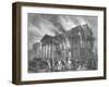 Burning of Covent Garden Theatre, 1856-null-Framed Giclee Print