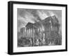 Burning of Covent Garden Theatre, 1856-null-Framed Giclee Print