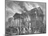 Burning of Covent Garden Theatre, 1856-null-Mounted Giclee Print