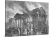 Burning of Covent Garden Theatre, 1856-null-Stretched Canvas