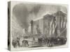 Burning of Covent-Garden Theatre-null-Stretched Canvas