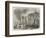 Burning of Covent-Garden Theatre-null-Framed Giclee Print