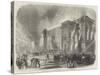 Burning of Covent-Garden Theatre-null-Stretched Canvas