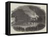 Burning of Hatfield's Mill, at York-null-Framed Stretched Canvas