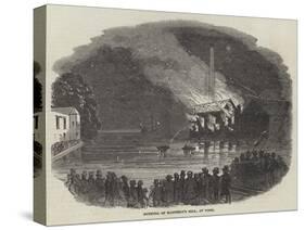 Burning of Hatfield's Mill, at York-null-Stretched Canvas