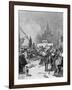 Burning of Hus-Alphonse Mucha-Framed Art Print