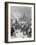 Burning of Hus-Alphonse Mucha-Framed Art Print