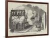 Burning of Irwell Buildings, Manchester-null-Framed Giclee Print