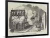 Burning of Irwell Buildings, Manchester-null-Framed Giclee Print