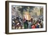 Burning of Knights Templar During the 14th Century, 1851-null-Framed Giclee Print