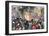 Burning of Knights Templar During the 14th Century, 1851-null-Framed Giclee Print