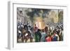 Burning of Knights Templar During the 14th Century, 1851-null-Framed Giclee Print
