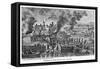 Burning of Port Royal (Nova Scoti), Ad 1613-null-Framed Stretched Canvas