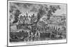 Burning of Port Royal (Nova Scoti), Ad 1613-null-Mounted Giclee Print