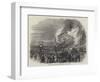 Burning of the Adelphi Theatre, at Glasgow-null-Framed Giclee Print