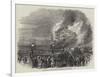 Burning of the Adelphi Theatre, at Glasgow-null-Framed Giclee Print