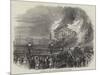 Burning of the Adelphi Theatre, at Glasgow-null-Mounted Giclee Print