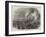 Burning of the Adelphi Theatre, at Glasgow-null-Framed Giclee Print