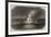 Burning of the American River Steamer Isaac Newton on Her Way from New York to Albany-null-Framed Giclee Print