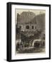 Burning of the Brooklyn Theatre, the Ruins-null-Framed Giclee Print