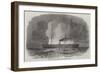 Burning of The City of Pittsburg, American Merchant Steamer-null-Framed Giclee Print