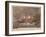 Burning of the Clipper Ship, 'Golden Light'-Currier & Ives-Framed Giclee Print