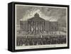 Burning of the Court-House at Cork-null-Framed Stretched Canvas