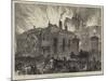 Burning of the Dublin Theatre-Charles Robinson-Mounted Giclee Print