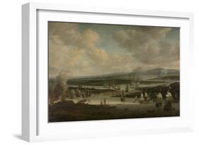 Burning of the English Fleet at Chatham, June 1667, 1667-78-Willem Schellinks-Framed Giclee Print