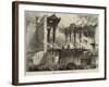 Burning of the Free Library at Birmingham-null-Framed Giclee Print