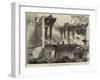 Burning of the Free Library at Birmingham-null-Framed Giclee Print