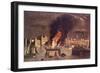 Burning of the Frigate 'Philadelphia', in the Harbour of Tripoli on 16th February 1804-null-Framed Giclee Print