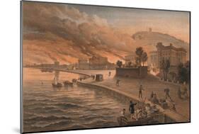 Burning of the Government Buildings at Kertch, 9th June 1855, 1856-Thomas Picken-Mounted Giclee Print