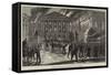 Burning of the House of Representatives at Brussels-null-Framed Stretched Canvas