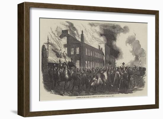 Burning of the Houses of Assembly, at Montreal-null-Framed Giclee Print