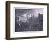 Burning of the Houses of Parliament 1834-Paul Hardy-Framed Giclee Print