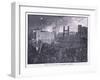 Burning of the Houses of Parliament 1834-Paul Hardy-Framed Giclee Print