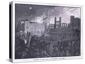 Burning of the Houses of Parliament 1834-Paul Hardy-Stretched Canvas