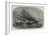 Burning of the James Baines, in the Huskisson Dock, Liverpool-null-Framed Giclee Print