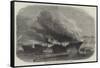 Burning of the James Baines, in the Huskisson Dock, Liverpool-null-Framed Stretched Canvas