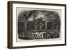 Burning of the Jersey Theatre-null-Framed Giclee Print