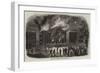 Burning of the Jersey Theatre-null-Framed Giclee Print
