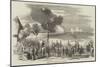 Burning of the Lesser Camp, at Kochendorf-null-Mounted Giclee Print