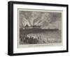 Burning of the Lowestoft Promenade Pier-null-Framed Giclee Print