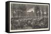 Burning of the Lunatic Asylum at Montreal, Canada-null-Framed Stretched Canvas